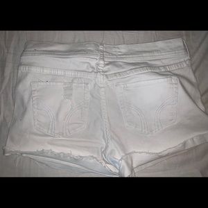 White Hollister Midi Short